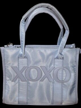 XOXO Light Blue Tote Bag